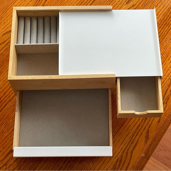 Umbra Stowit Jewelry Box in white/natural - Picture 6 of 7